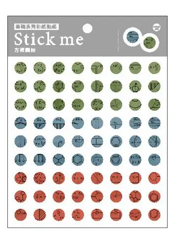 

Mini Circle Sealing Sticker DIY Deco Stickers 1 Sheet 16*12cm