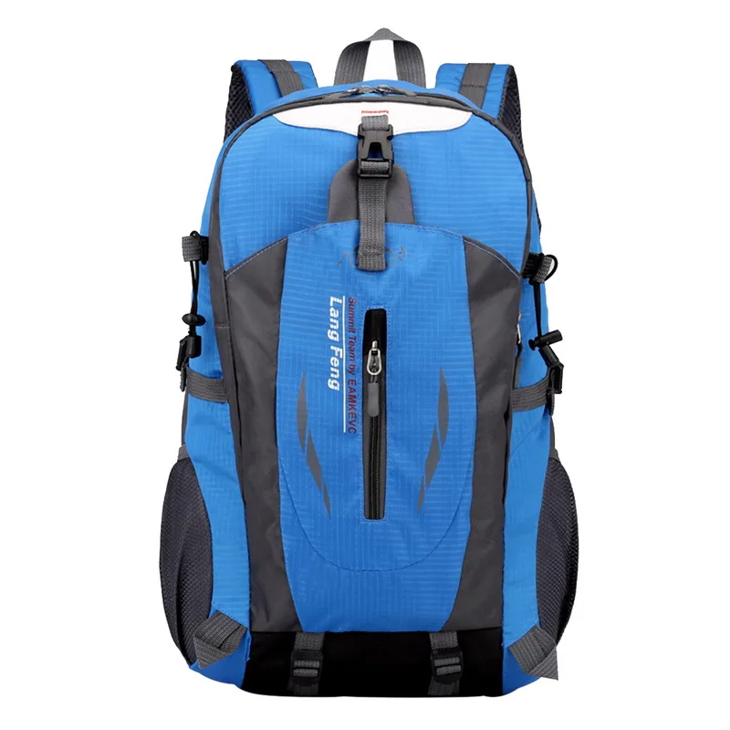 HEFLASHOR, водонепроницаемый рюкзак, походная сумка, велосипедный рюкзак, рюкзак для ноутбука, мужской, женский, дорожная, уличная сумка - Color: blue