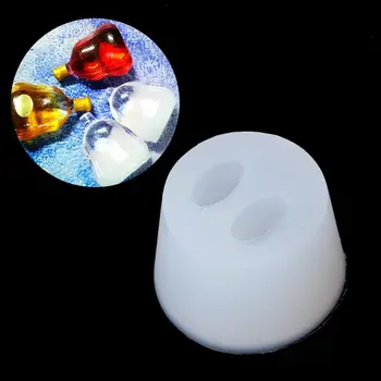 

Mini Rum Wine Bottle Pendant UV Resin Casting Mold Silicone Mold Jewelry Tools
