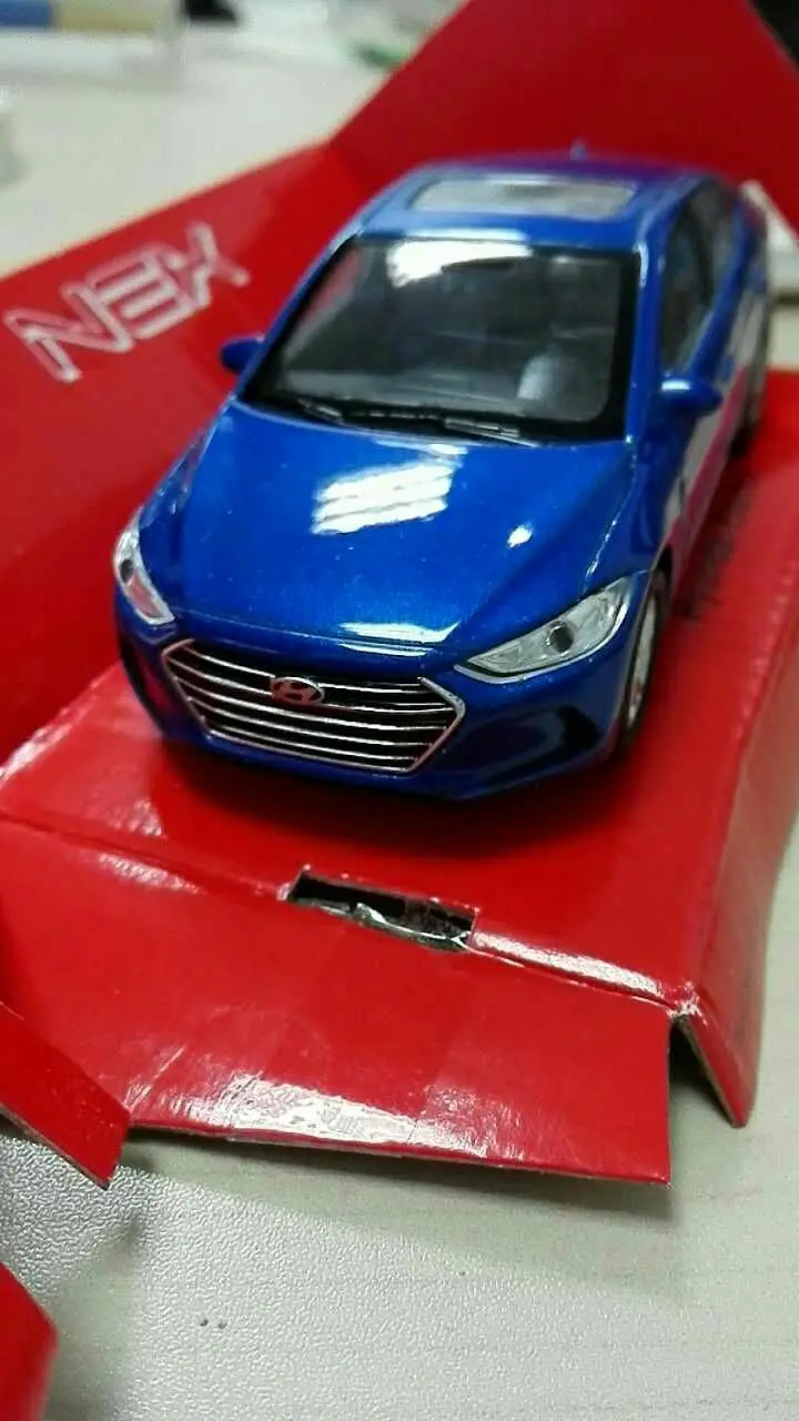 1 шт. 1:36 11,5 см изящный WELLY HYUNDAI Elantra автомобиль вытянуть назад сплава Модель Коллекция украшения мальчик игрушка подарок