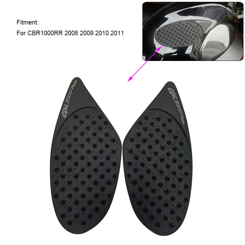MTCLUB для Honda CBR1000RR 2008 2009 2010 2011 CBR 1000 RR Нескользящие Танк Pad Сторона газа Колено