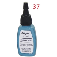 BAHAMA синего цвета, Перманентный макияж, пигмент, профессиональное коричневое 15 мл/бутылка(1/2 OZ) косметические чернила для татуировки краски для лица губ для бровей 5 шт./лот