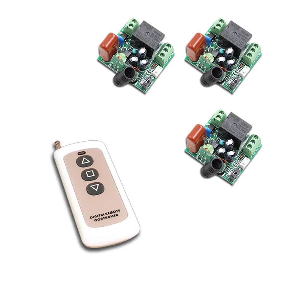 

High QualityWireless Remote Control Light Switches Mini 220V Bed Room Ceiling Light Remote Up DownSwitch White-black Transmitter