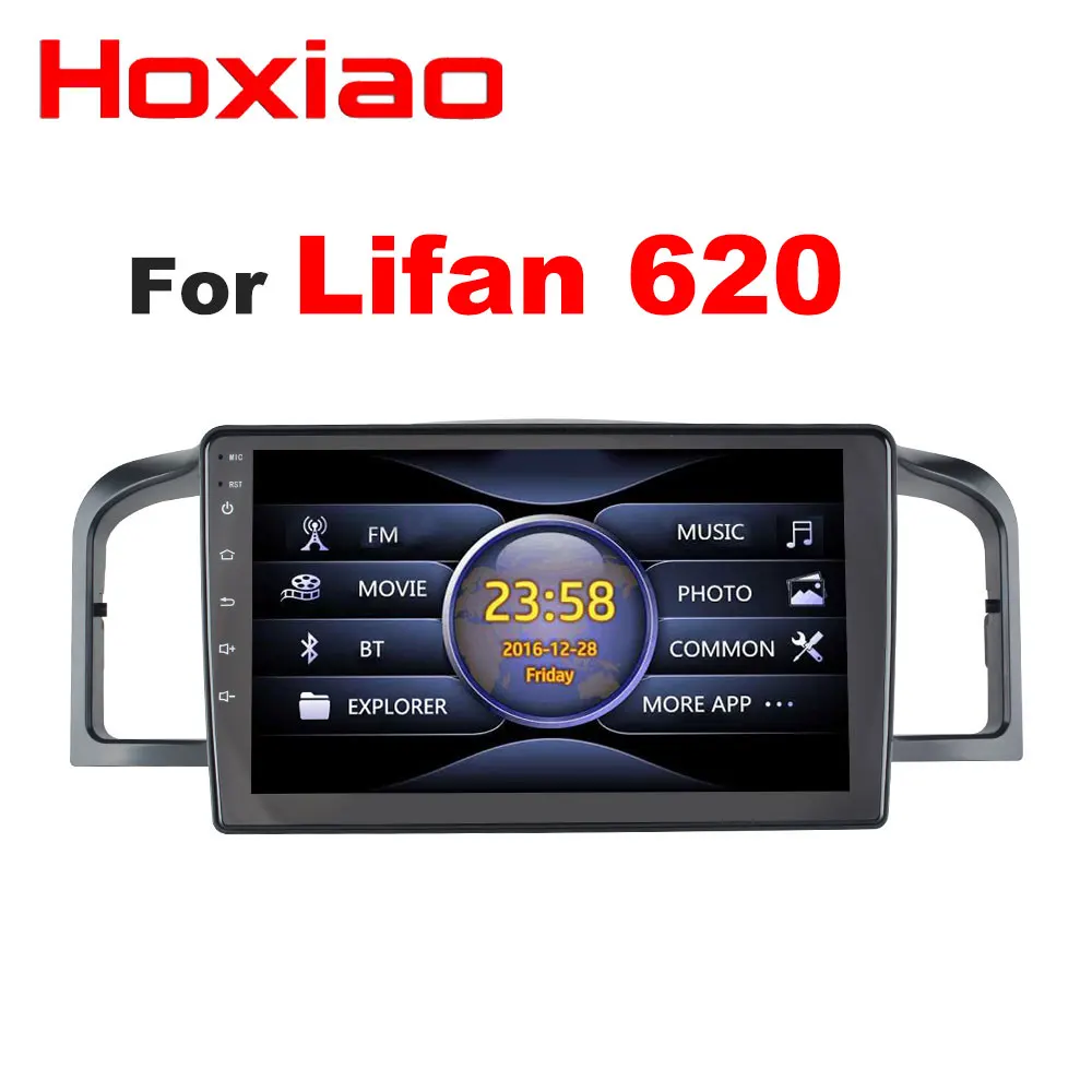 Автомобильное радио мультимедийный плеер видео ссылка зеркало для Lifan 620 без android без DVD Bluetooth DIN 2