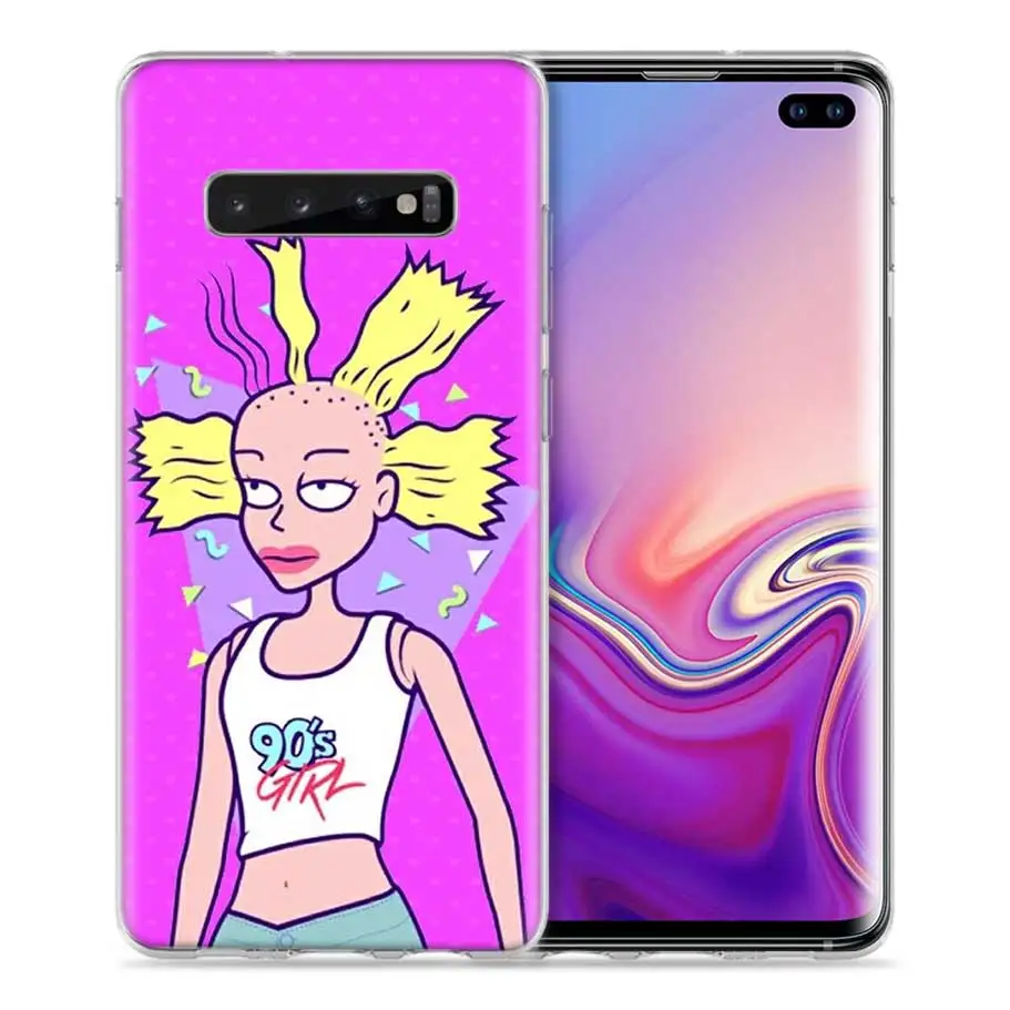 Rugrats удивительные чехол для samsung Galaxy S10 5G S10e S8 S9 S7 Note 8 9 J4 J6+ плюс J5 J8 силиконовый чехол для мобильного телефона чехол Fundas Capa - Цвет: 02