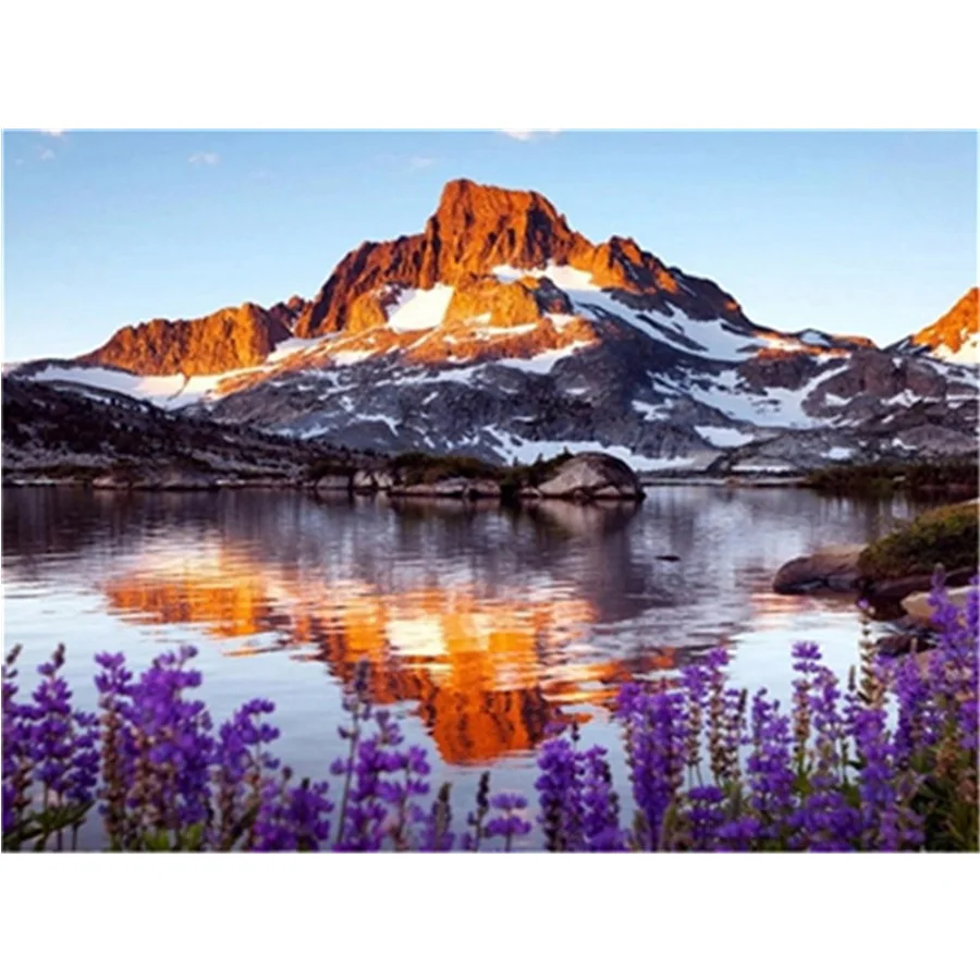 5D Diy diamond painting landscape,embroidery with diamonds,home