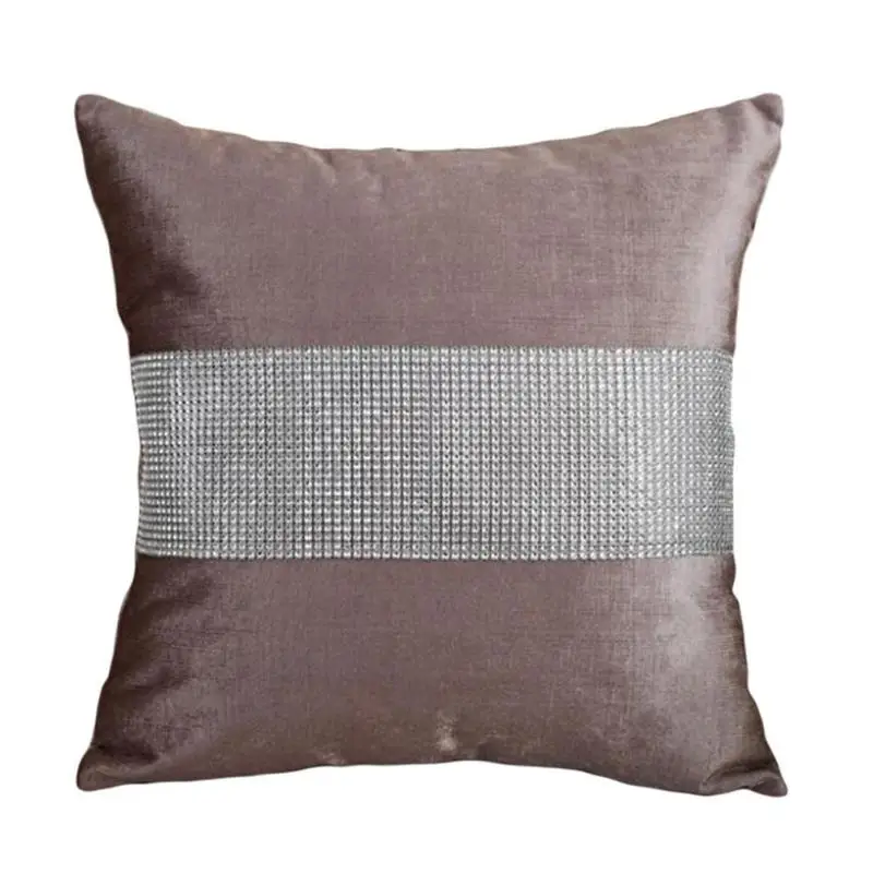 40PC Solid Color Rhinestone Pillow Cover Cushion Cover Decorative Extraordinary Rhinestone Decorative Pillows 40PC Solid Color Rhinestone Pillow Cover Cushion Cover Decorative Extraordinary Rhinestone Decorative Pillows
