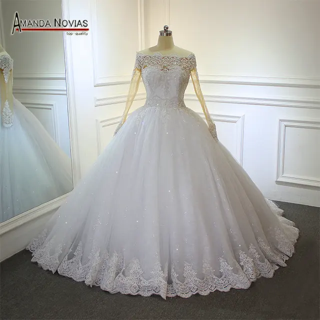 Shiny Wedding Dresses