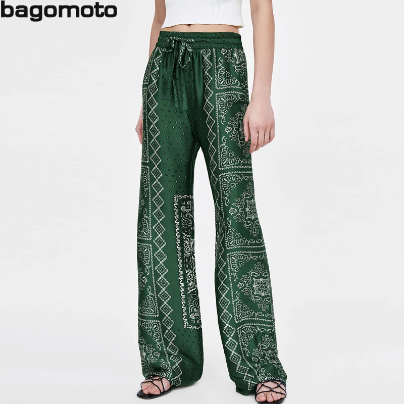 Aliexpress.com : Buy bagomoto Vintage High waist printing