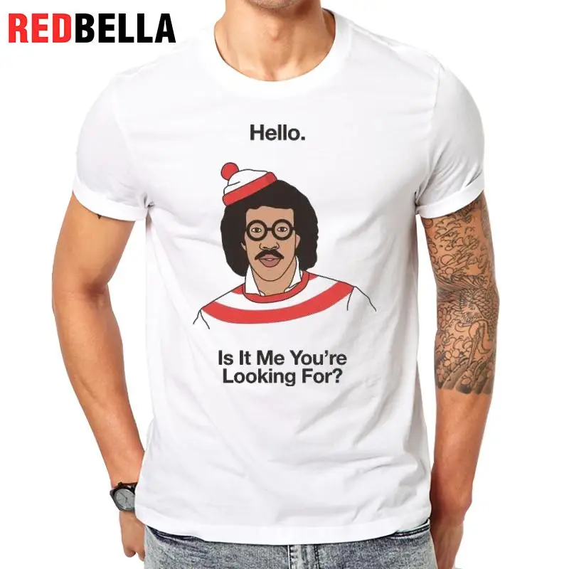 Redbella футболка Homme Винтаж ulzzang Забавный рисунок Юмор ретро формы Популярные модная