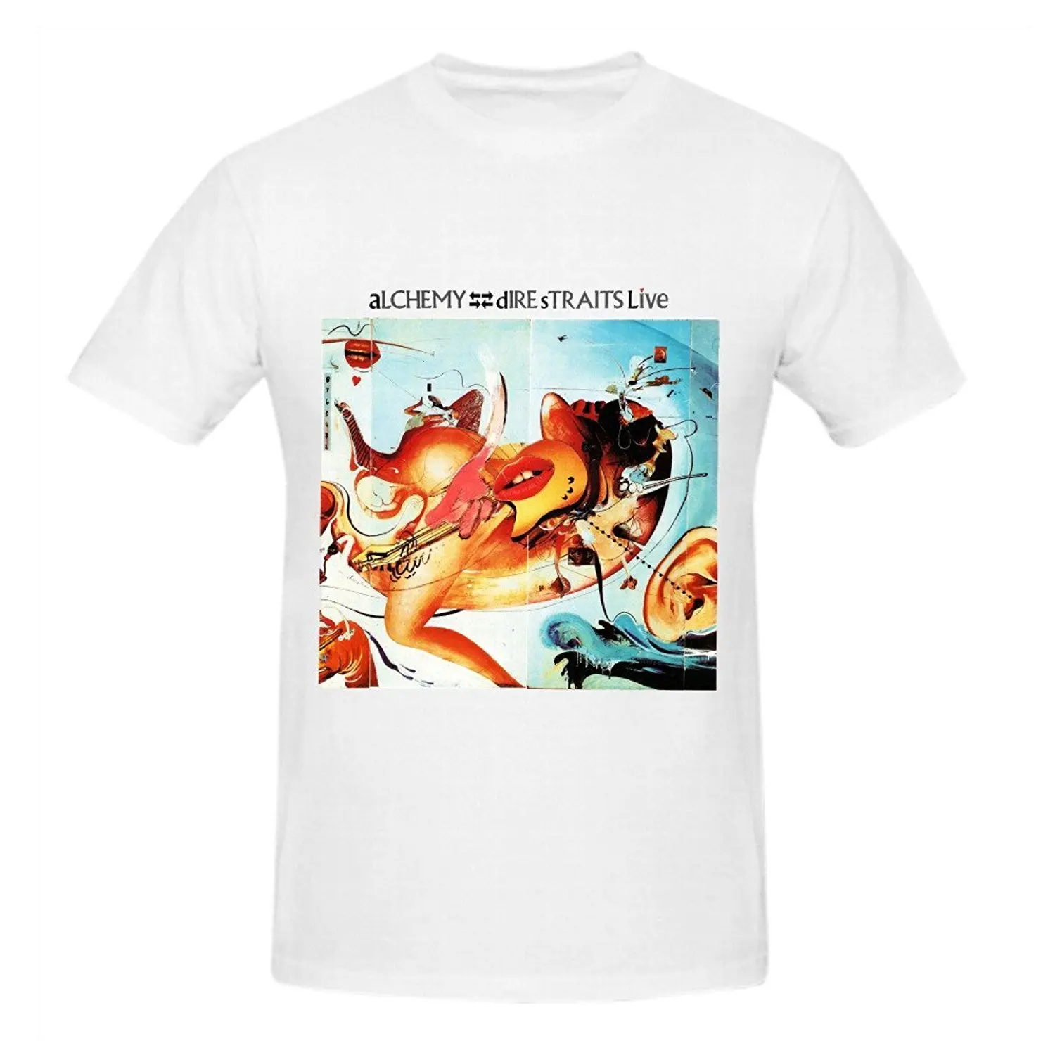 Dire Straits Live Alchemy Dire Straits Preto Camisetas Para Homens Hip