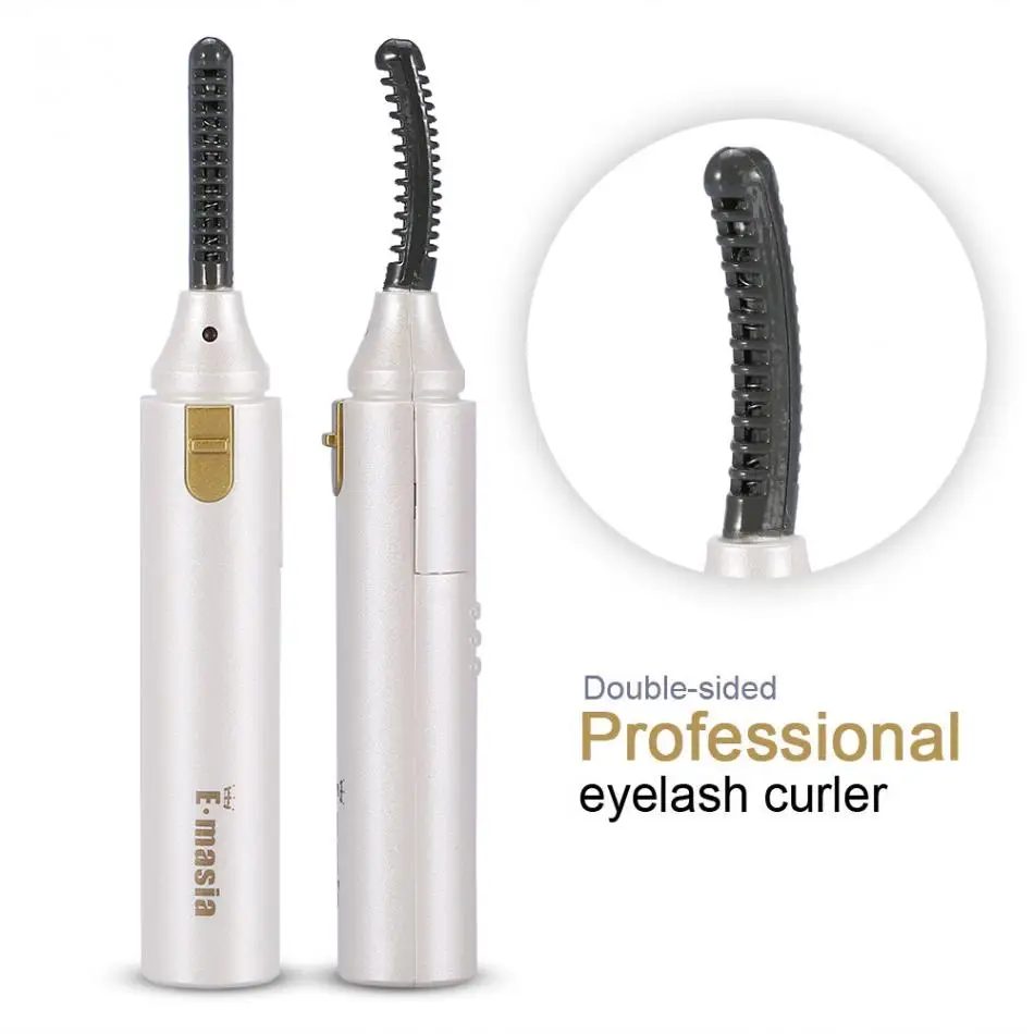 

1Pcs Double Sided Heated Eyelash Curler Electric Perm Curling Iron Eye Lashes Applicator Eye Lashes Curler Clip Tool
