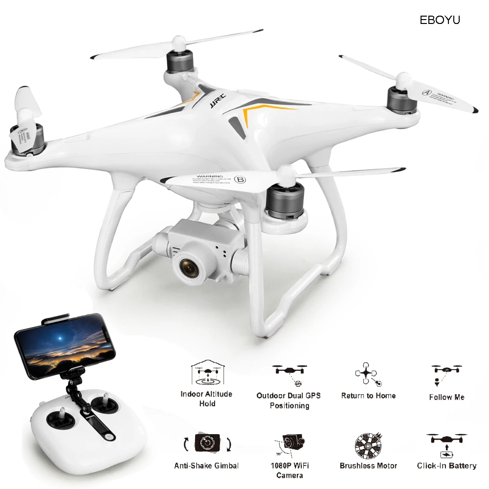 JJRC X6 5G WiFi бесщеточный Дрон GPS двойной режим позиционирования w/портативный