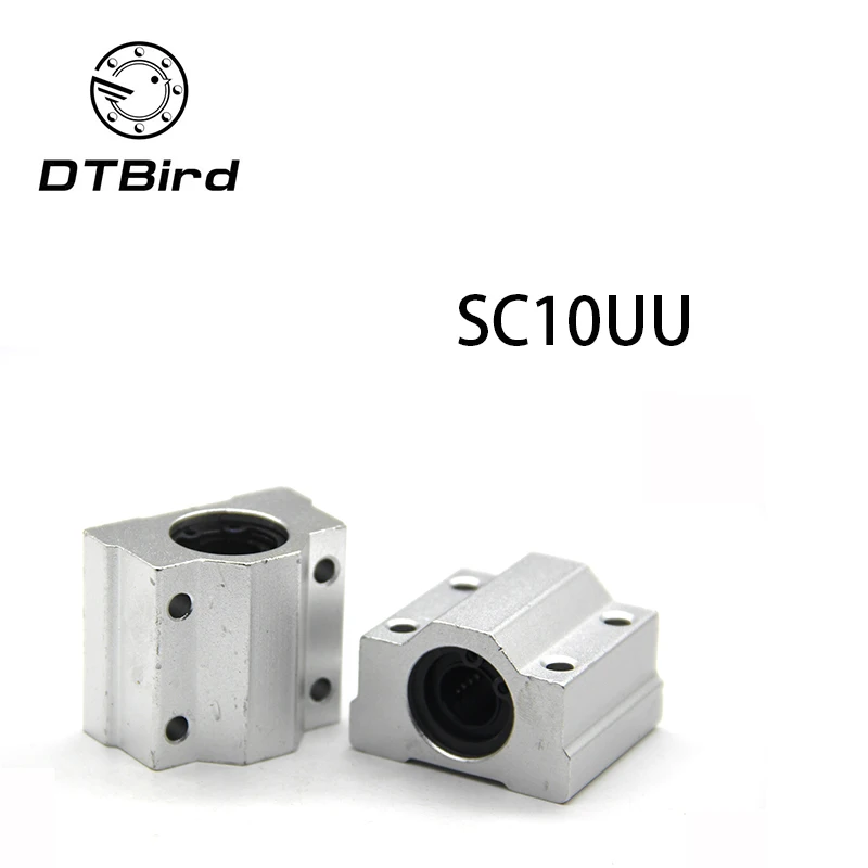 

High qualityFree Shipping 4pcs SC10UU SCS10UU Linear motion ball bearings slide block bushing for 10mm linear shaft guide rail