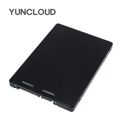 YUNCLOUD Портативный mSATA SATA III SSD HDD Корпус внешнего Box 2,5 ''Converter адаптер Корпус с жесткого диска