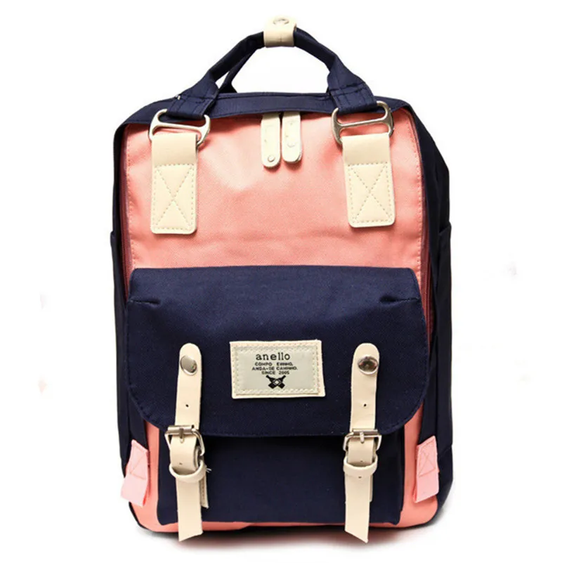 

New 2017 Women Casual Canvas Backpack Candy Color Travel Backpack School Bags For Teenagers Girls Shoulder Bag mochila feminin