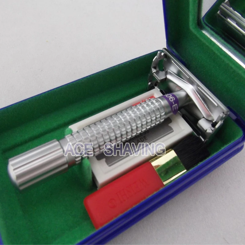 

Double Edge Shaver Butterfly Head Safety Shaving Razor Stainless DE Blades Man Beard Grooming Tool