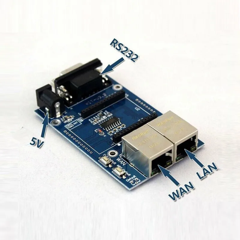 5 шт./партия, uart-wifi модуль, серийный wifi, MCU wifi, HLK-RM04, простая плата тестирования