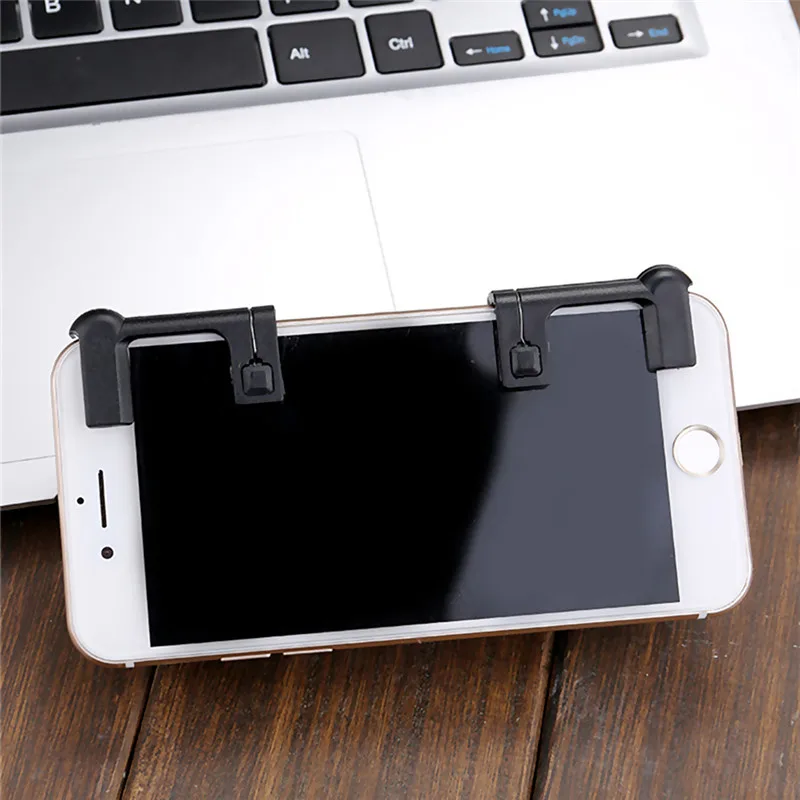 

2Pcs Clip-on Touch Screen Mobile Phone Game Control Joysticks with Fire Button