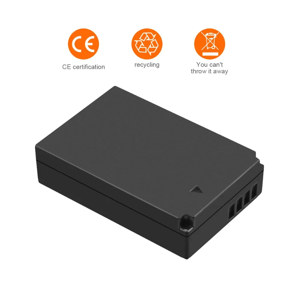 Preise Powtree Für Canon 2PCS 1800mAh 7,2 V LP E12 LP E12 LPE12 Kamera Batterie Batterien AKKU + LCD USB dual Ladegerät Für EOS 100D M100 M10