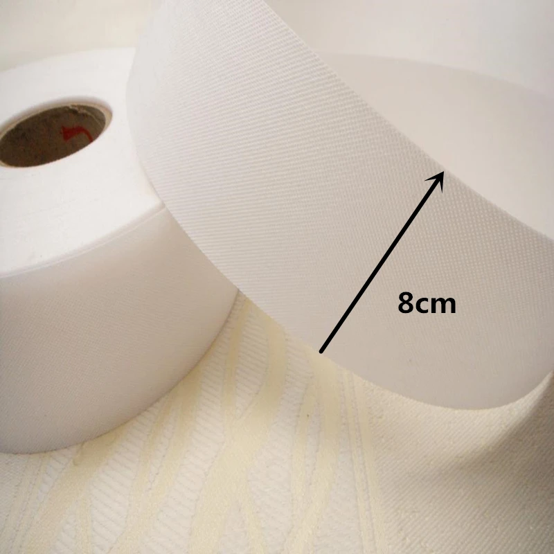 

Curtain Accessories polyester 8cm padded woven curtain tape the cloth belt for curtains eyelets rings grommets