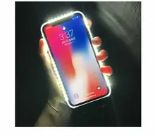 Светящиеся чехол для телефона для iPhone X Case Фото заполняющий свет артефакт для iPhone 6 plus селфи мобильный корпус чехол для iPhone 6 крышка