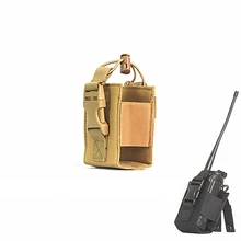 Молл тактическая рация сумка Военная Талия радио патронташи Сумка EDC для охоты на открытом воздухе