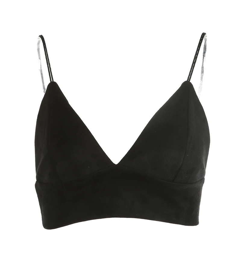 Summer Bralette Crop Top Sexy Pink Strappy Suede JKP047 HTB1XwFqPVXXXXXyXVXXq6xXFXXXd - Summer Bralette Crop Top Sexy Pink Strappy Suede JKP047