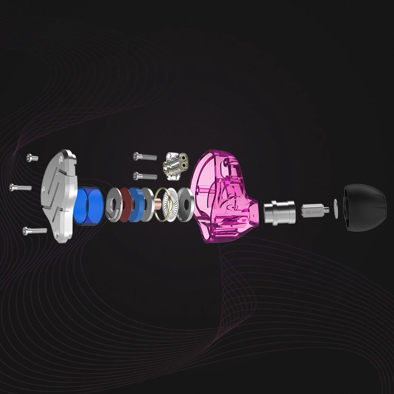 AK Audio KZ ZSN 1BA+1DD Hybrid In Ear Earphone HIFI DJ Monito Running Sport Earphone Headset Earbud KZ ZS10 ZST ZS6 KZ BA10 AS10