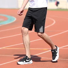 Летние Повседневное пляжные шорты мужские упражнения прекрасно сидит однотонные, до колена большие Размеры комплект с клетчатыми шортами