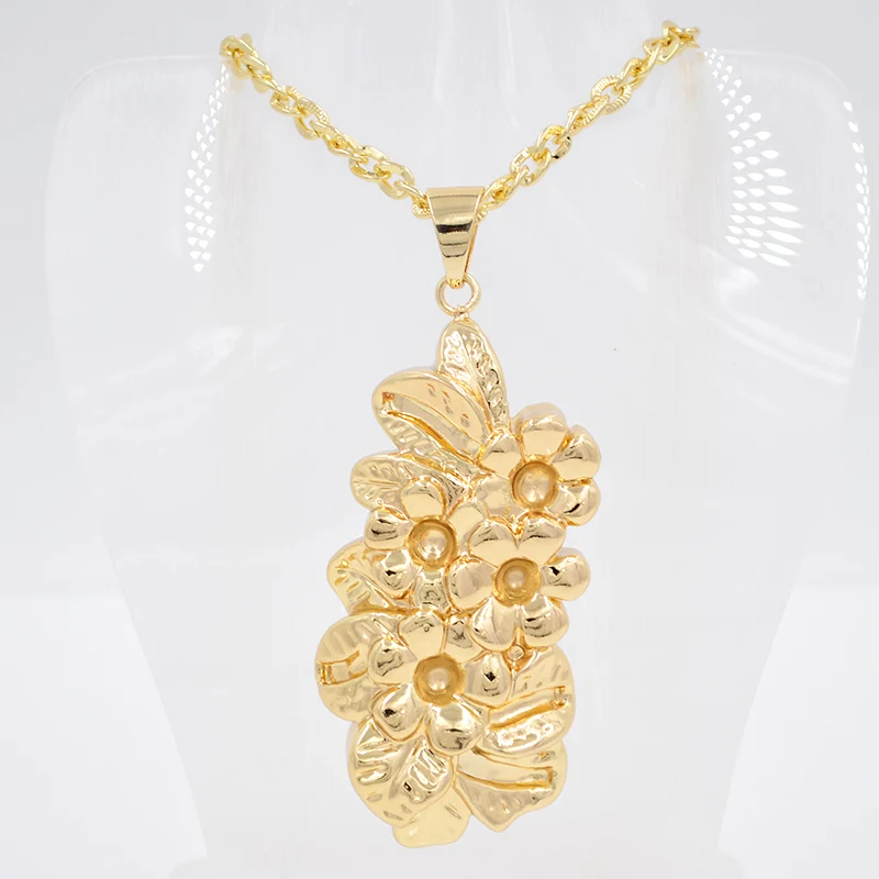 

Sunny Jewelry Fashion Jewelry 2019 Statement Choker Maxi Necklace Pendant Women Slide Charms High Quality Copper Flower For Gift