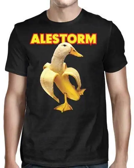 ALESTORM-банан утка-футболка S-M-L-XL-2XL-3XL Фирменная Новинка официальный футболка