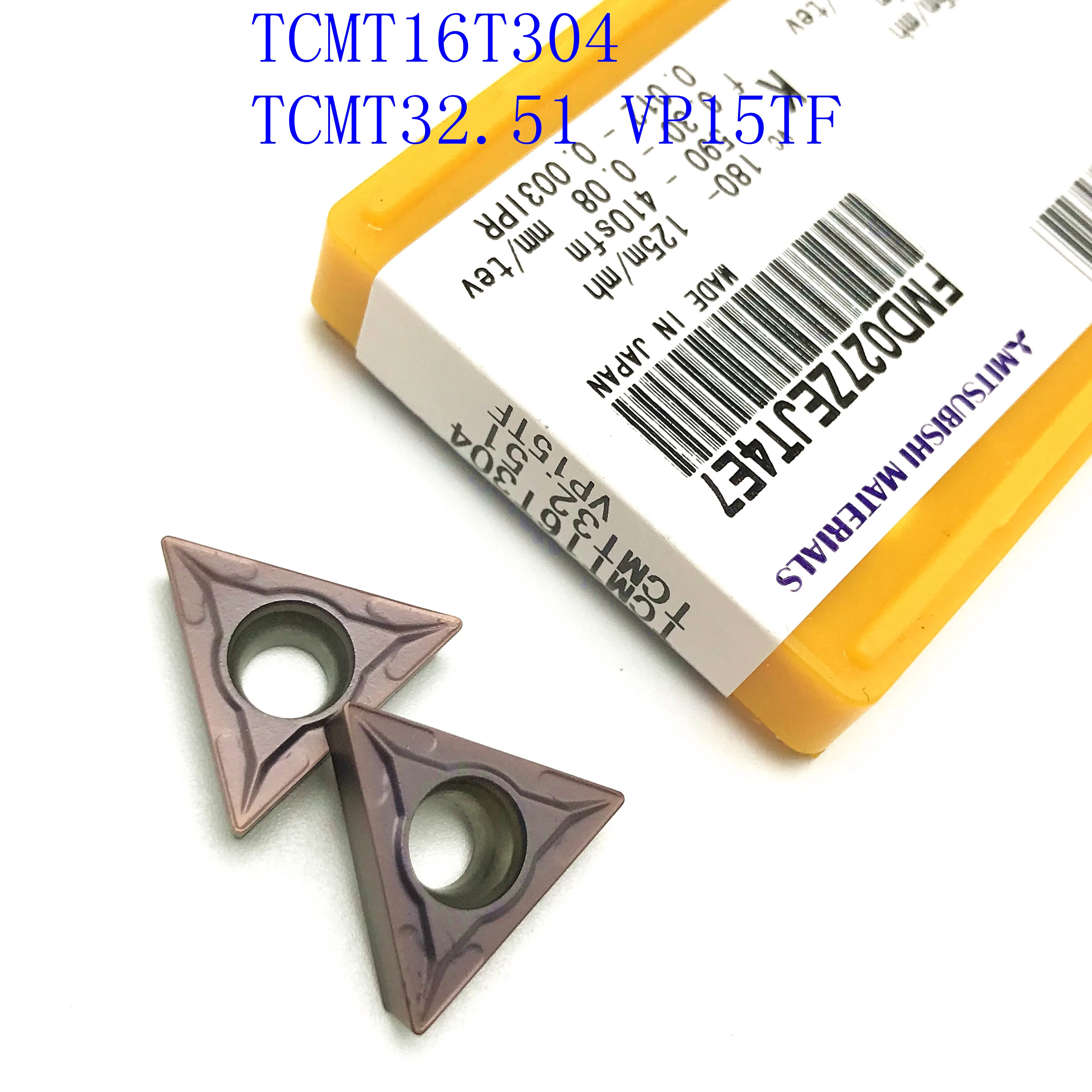 

20PCS tungsten carbide TCMT16T304 / TCMT32.51 VP15TF / UE6020 / US735 carbide insert CNC turning tool turning tool