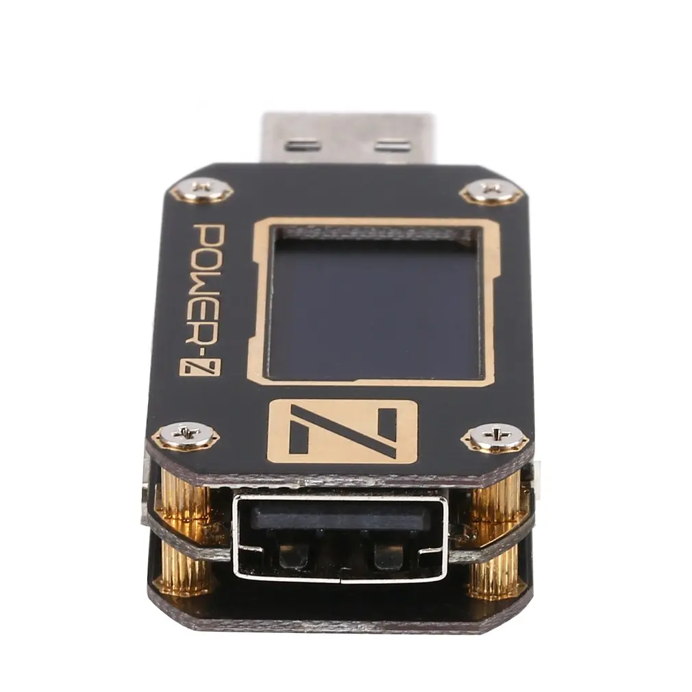 ChargerLAB POWER-Z USB PD напряжение и пульсация тока двойной тип-c тестер KM001C зеленый Защита окружающей среды