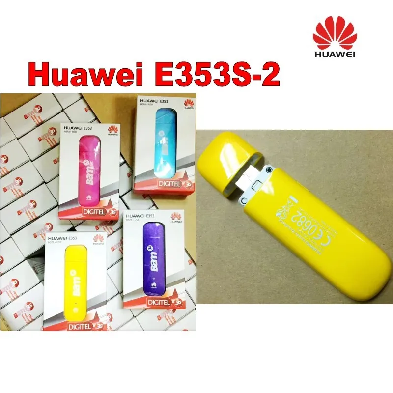 Лот 200 шт. Бесплатная доставка разблокирована 21.6 Мбит/с Huawei e353s-2 USB модем, DHL доставка