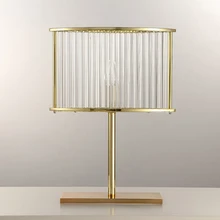 Кристалл Настольная лампа Роскошные Лампы для мотоциклов стол золото Kristal современные фонари Стекло с подсветкой tischleuchte l320 h420 w110mm