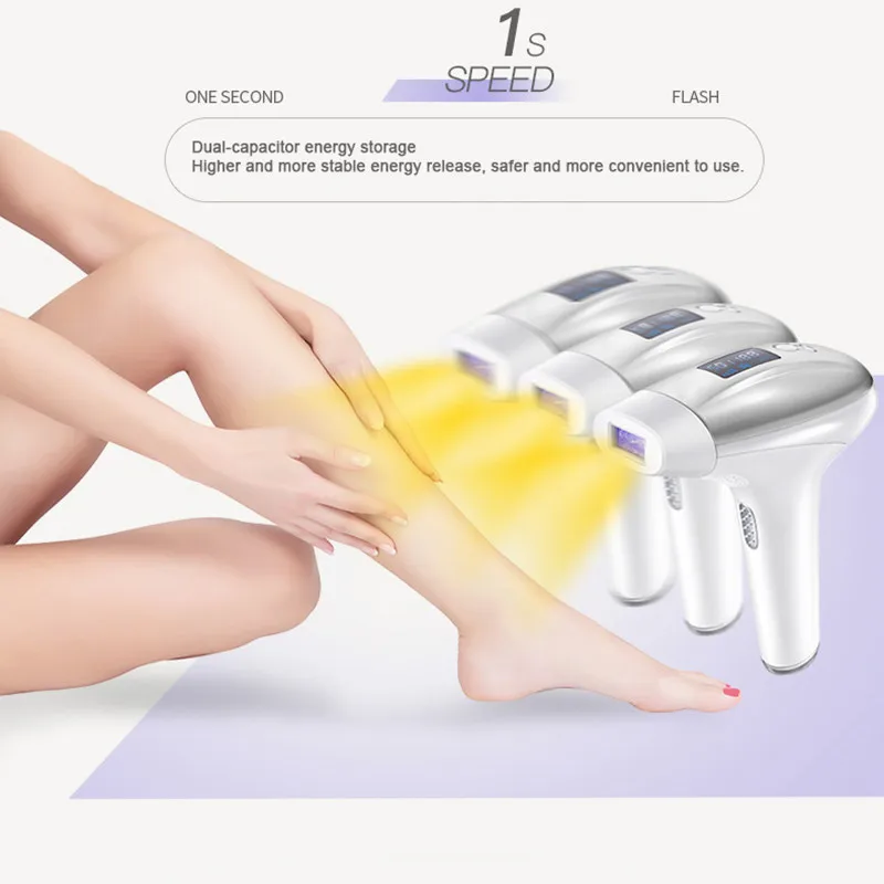 

500000Pulse Laser Hair Removal Permanent IPL Laser Hair Removal Machine For Facial Body Armpit Underarm Bikini Leg Epilator