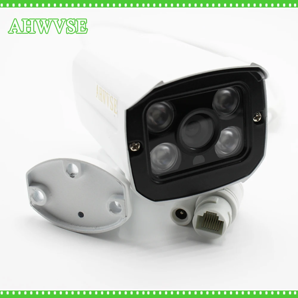 

AHWVSE H.264 CCTV 2.0MP 48V POE IP Camera IR Indoor Outdoor ONVIF Waterproof HD Video Security Surveillance Camera