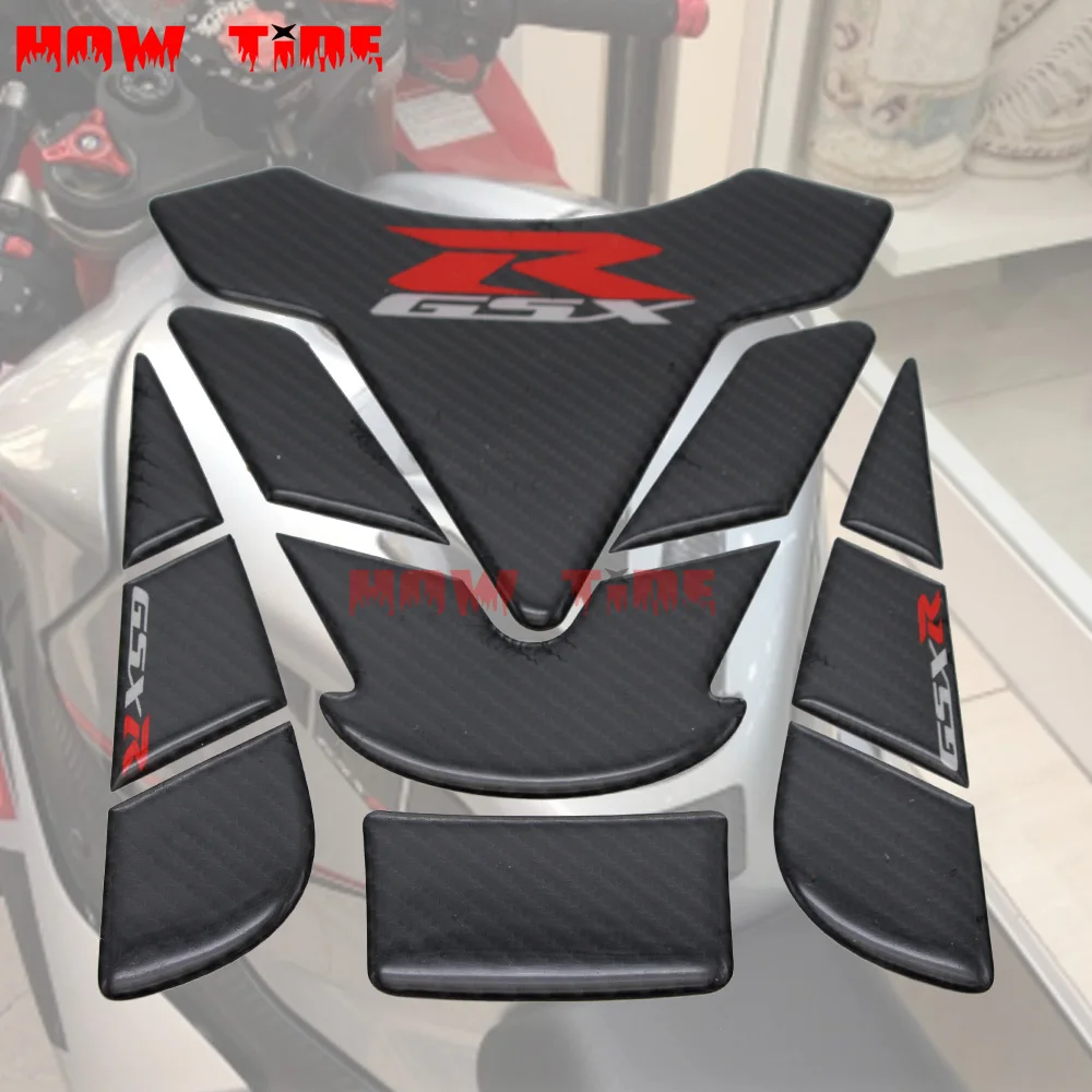 Motorfiets Carbon Look Gasolie Tank Pad Protector Sticker for Suzuki