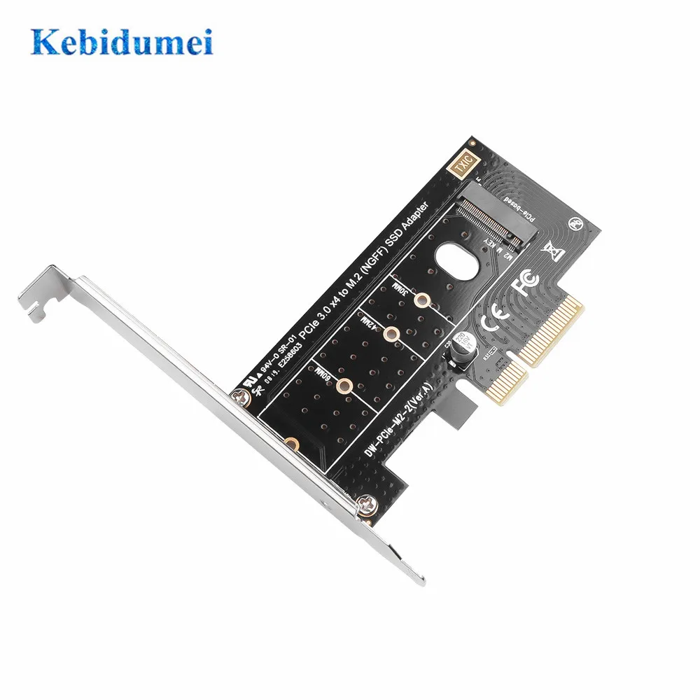 Kebidumei PCI E 3 0 Express M.2 NVMe SSD NGFF к PCIE X4 адаптеру M Key интерфейсная карта поддержка 0x4 2230