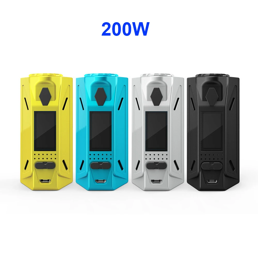 

200W Vape Mods Electronic Cigarette Mechanical Box Mod 18650 Vaporizer Starter Kits E Cig Without Battery and Atomizer