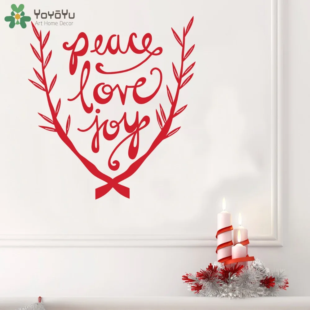 Peace Love Joy Quotes Fair Branches Pattern Wall Decal Quotes Peace Love Joy Vinyl Wall Peace Love Joy Quotes Amusing Branches Pattern Wall Decal Quotes Peace Love Joy Vinyl Wall