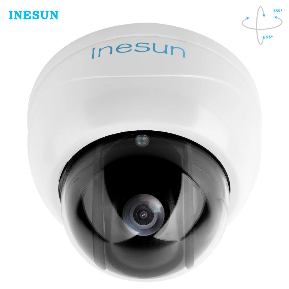 Inesun Outdoor PTZ IP Camera HD 1080P 2MP Pan/Tilt 4X Optical Zoom 2.8-12mm Varifocal Lens Network IR Night Vision Dome Camera Inesun Outdoor PTZ IP Camera HD 1080P 2MP Pan/Tilt 4X Optical Zoom 2.8-12mm Varifocal Lens Network IR Night Vision Dome Camera