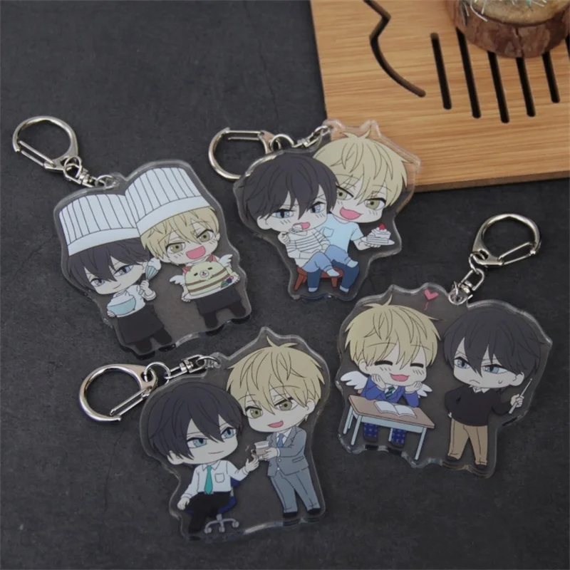 

Anime Dakaretai Otoko 1-i Ni Odosarete Imasu Takato Saijou Cosplay Acrylic Keychain Keyring Bag Pendant Xmas Decor Cute Gifts