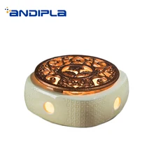 Творческий теплый чайный набор для подогрева керамика база чай горшок держатель свечи с подогревом цветок кофе полка китайский кунг фу чайный сервиз аксессуары