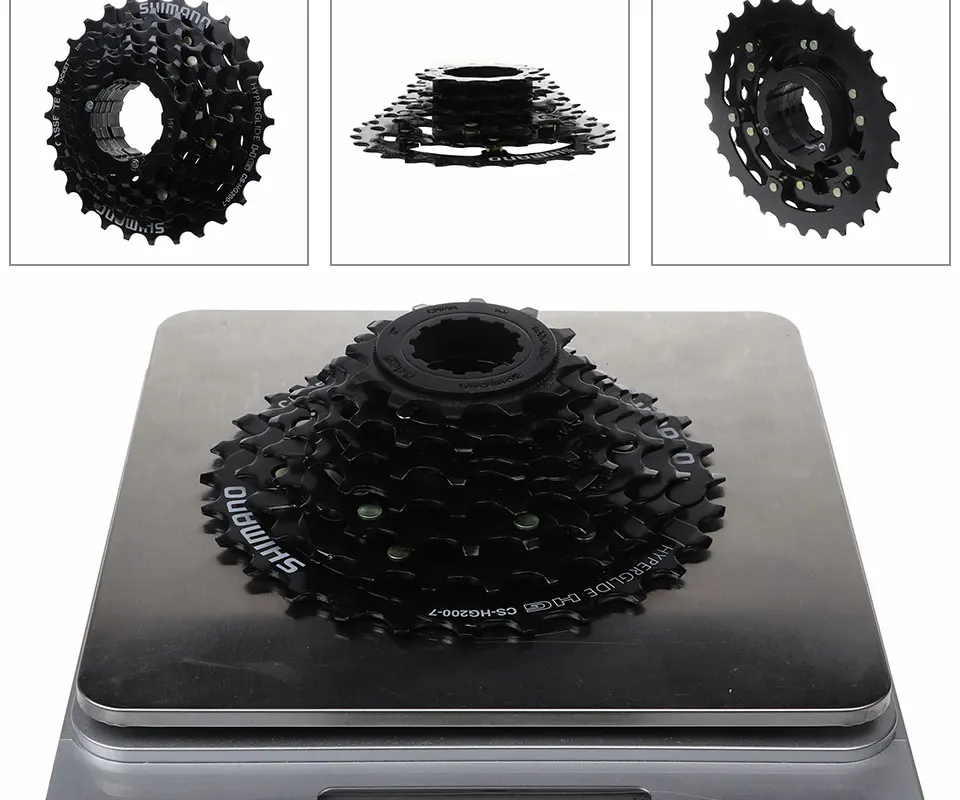 MTB Bicycle Transmission Parts CS-HG200-7/8 Cassette Bike Freewheel Cassettes 12-14-16-18-21-24-28-32T 7S/8S Speed Bike Flywheel