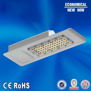 

High quality 60W AC85-277V Led Street light adjustable street lighting meanwell driver hole size 60mm DHL Free shipping