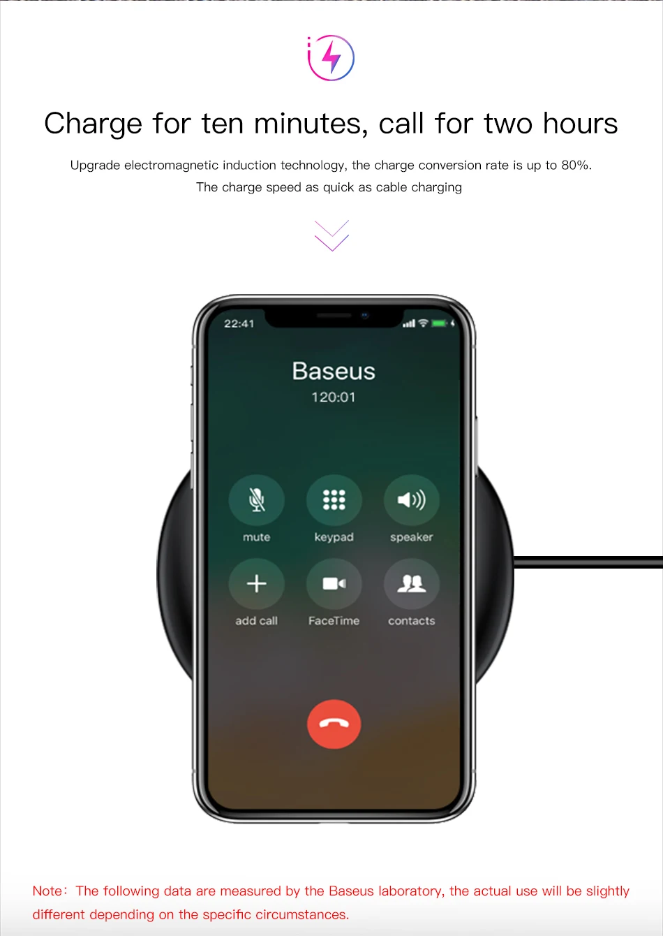 Baseus 10 Вт QI Беспроводное зарядное устройство быстрое зарядное устройство для iphone Беспроводное зарядное устройство для iphone X samsung Galaxy S9 зарядное устройство для мобильного телефона