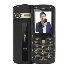 Подарок с клапанным регулированием M2 IP67 Водонепроницаемый телефона 2," 1970 mAh GSM Dual SIM карты 0.3MP FM фонарик с пожилыми людьми на открытом воздухе мобильный телефон с внешним аккумулятором русский