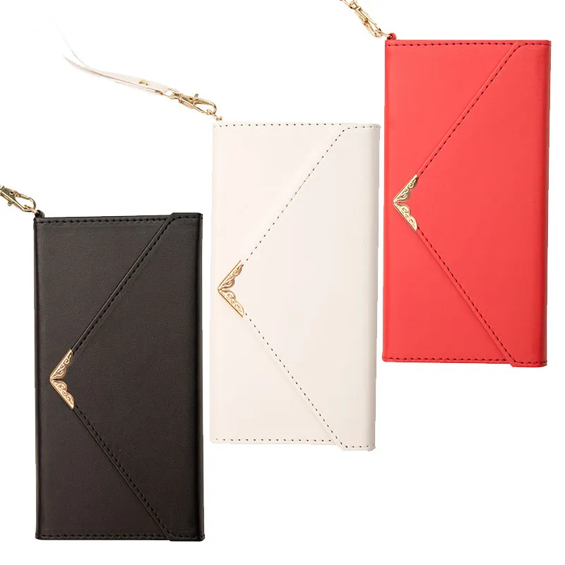 

Luxury Envelope Leather Wallet Case For Samsung Galaxy Note 8 S8 Plus S7 Edge Case Party Women Lady Handbag Foldable Phone Cover